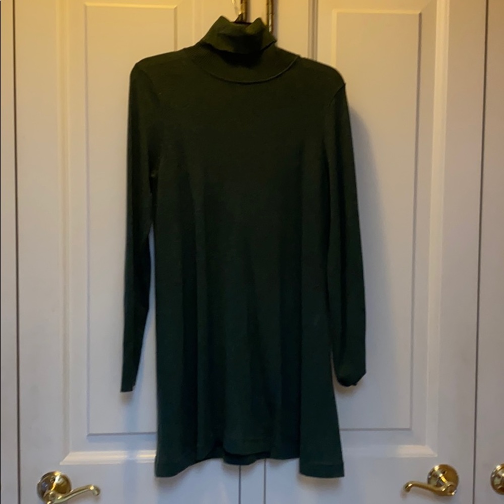 Moss Green Sweater Dress